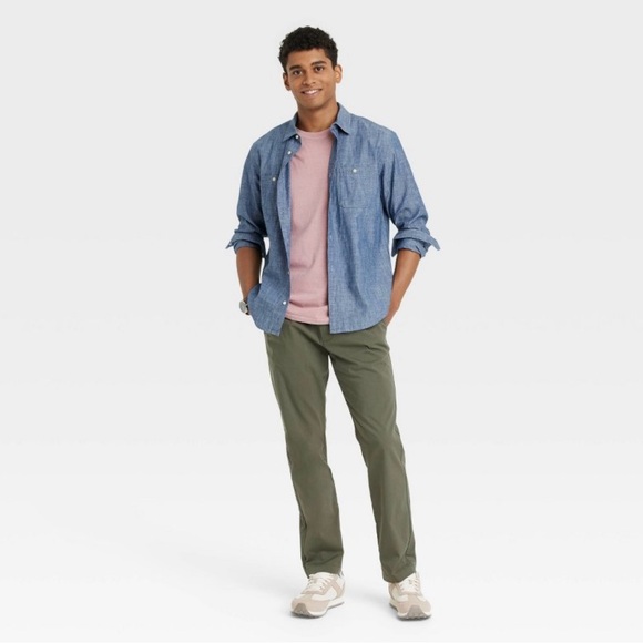 Goodfellow & Co Men's Gray Button Down Shirt Size XL - Picture 3 of 10